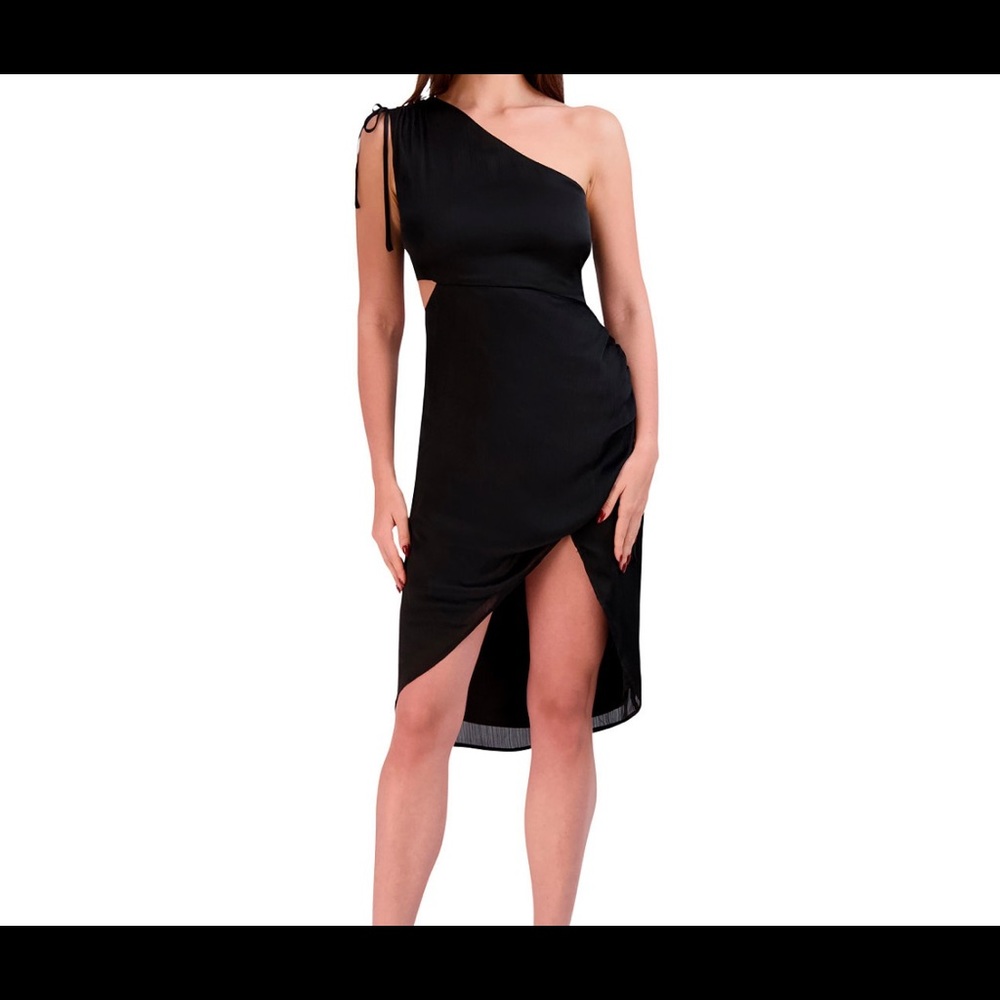 Bcbgeneration one shoulder cut out midi dress